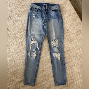 Distressed Blue Women's Jeans